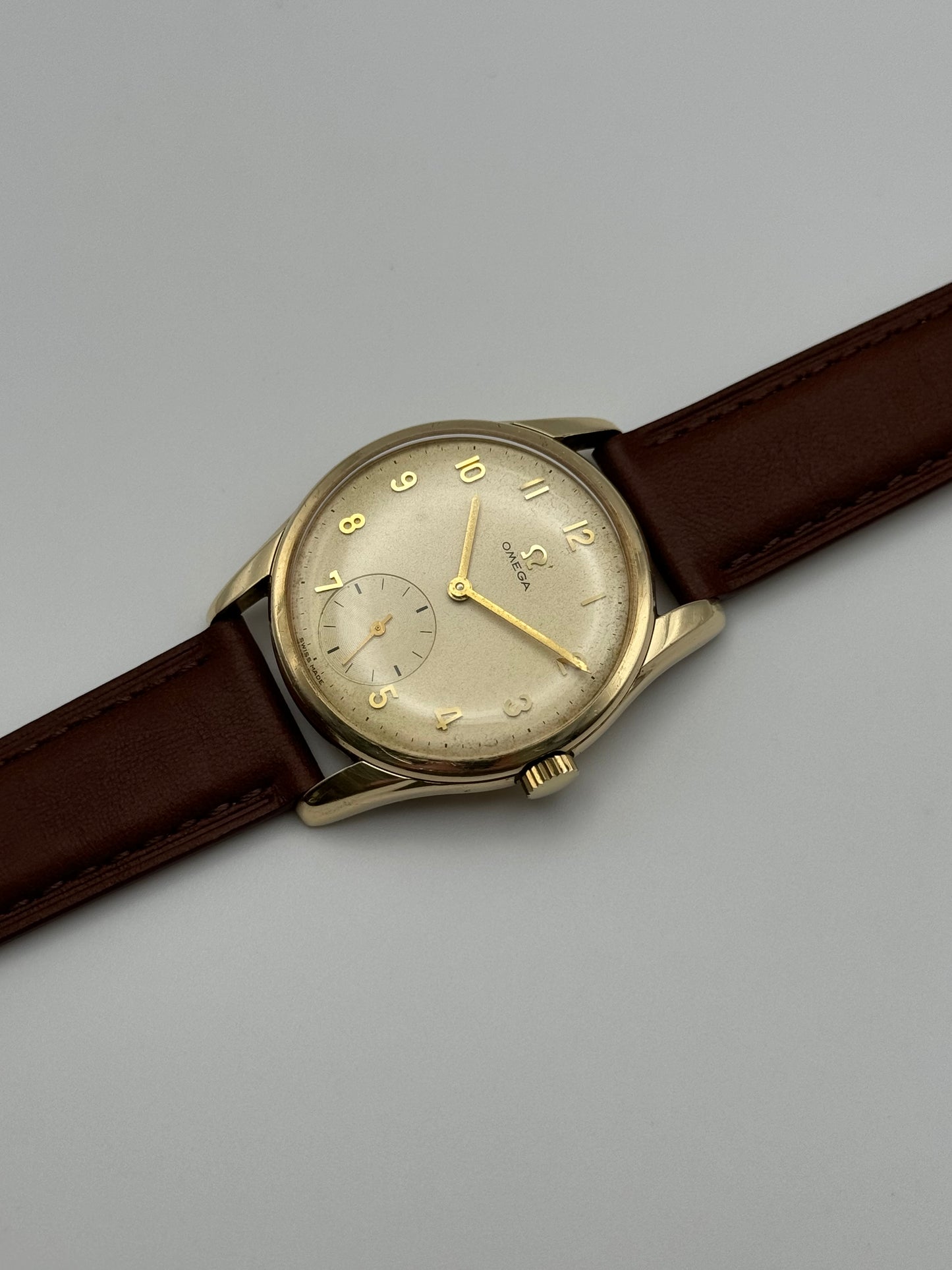 Omega Sub Seconds Manual Wind 9ct Solid Gold 121.5400