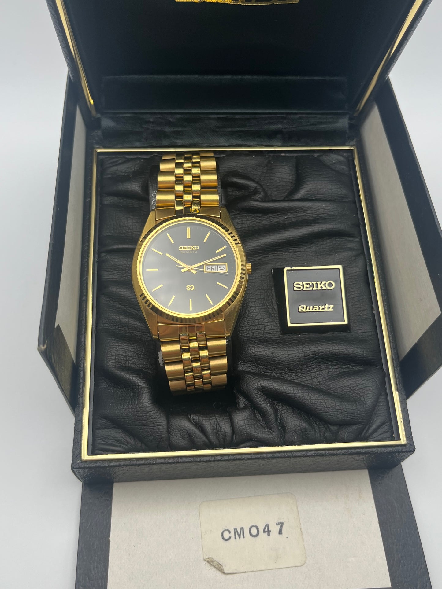 Seiko SQ Quartz Day-Date 5Y23-8A60 - Original Box