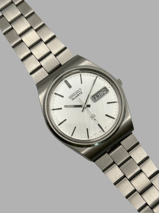 Seiko SQ Quartz Rare Linen Dial 7546-8200