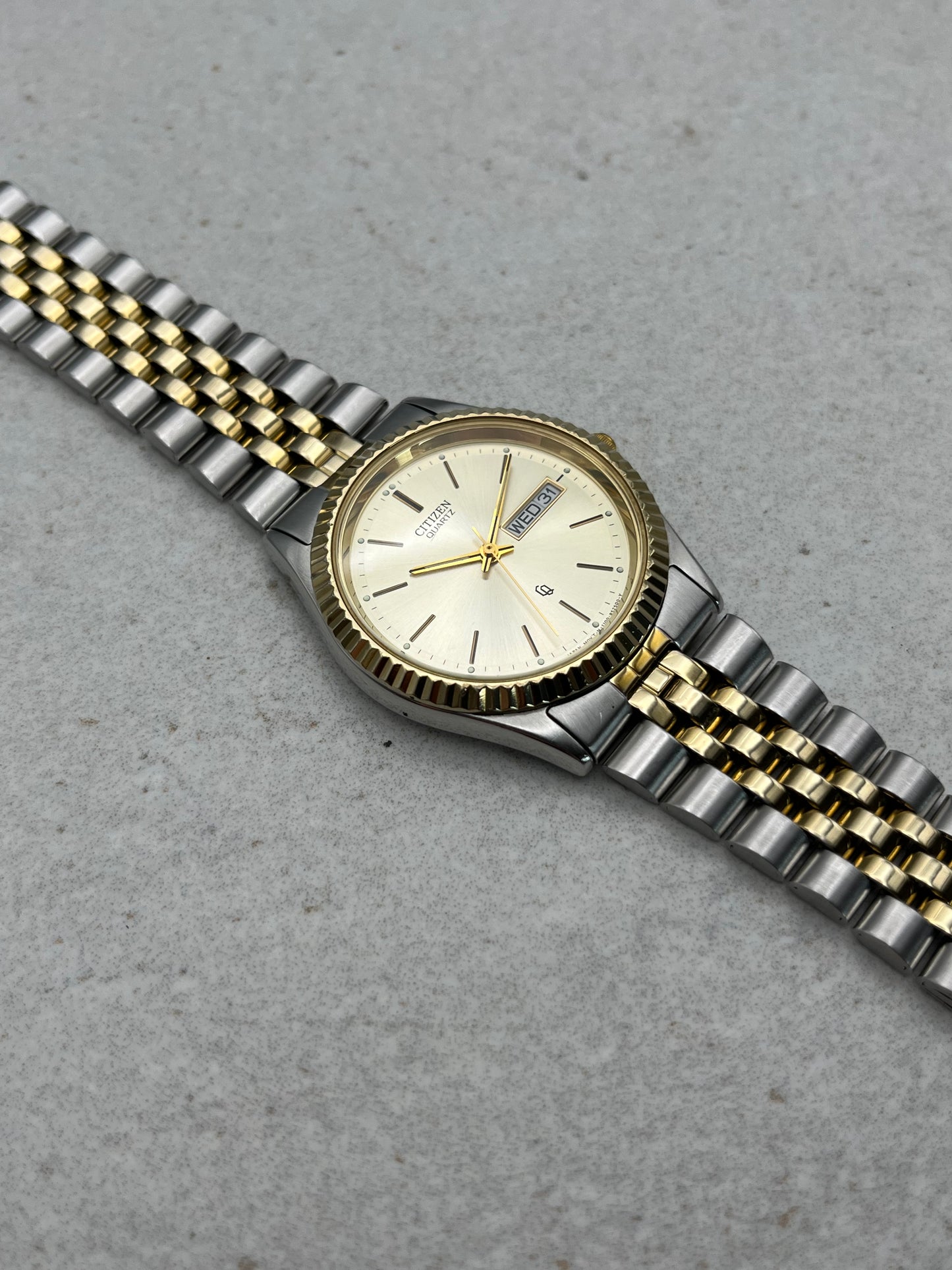 Citizen CQ Quartz Day-Date Jubilee Two Tone