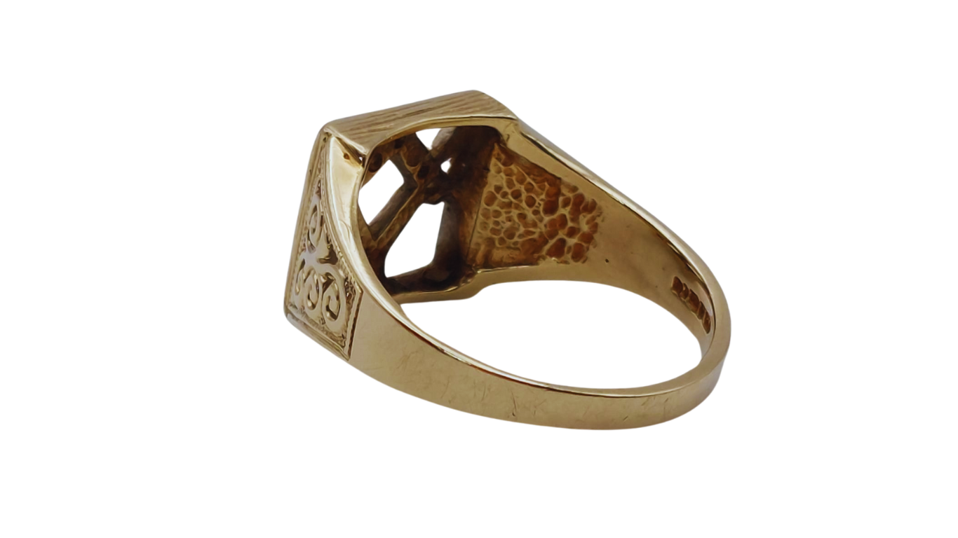 9ct Gold Masonic Ring