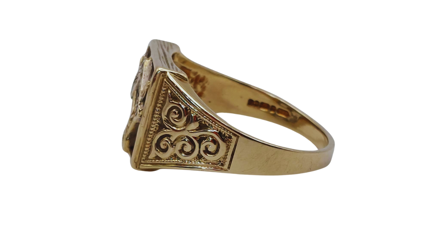 9ct Gold Masonic Ring