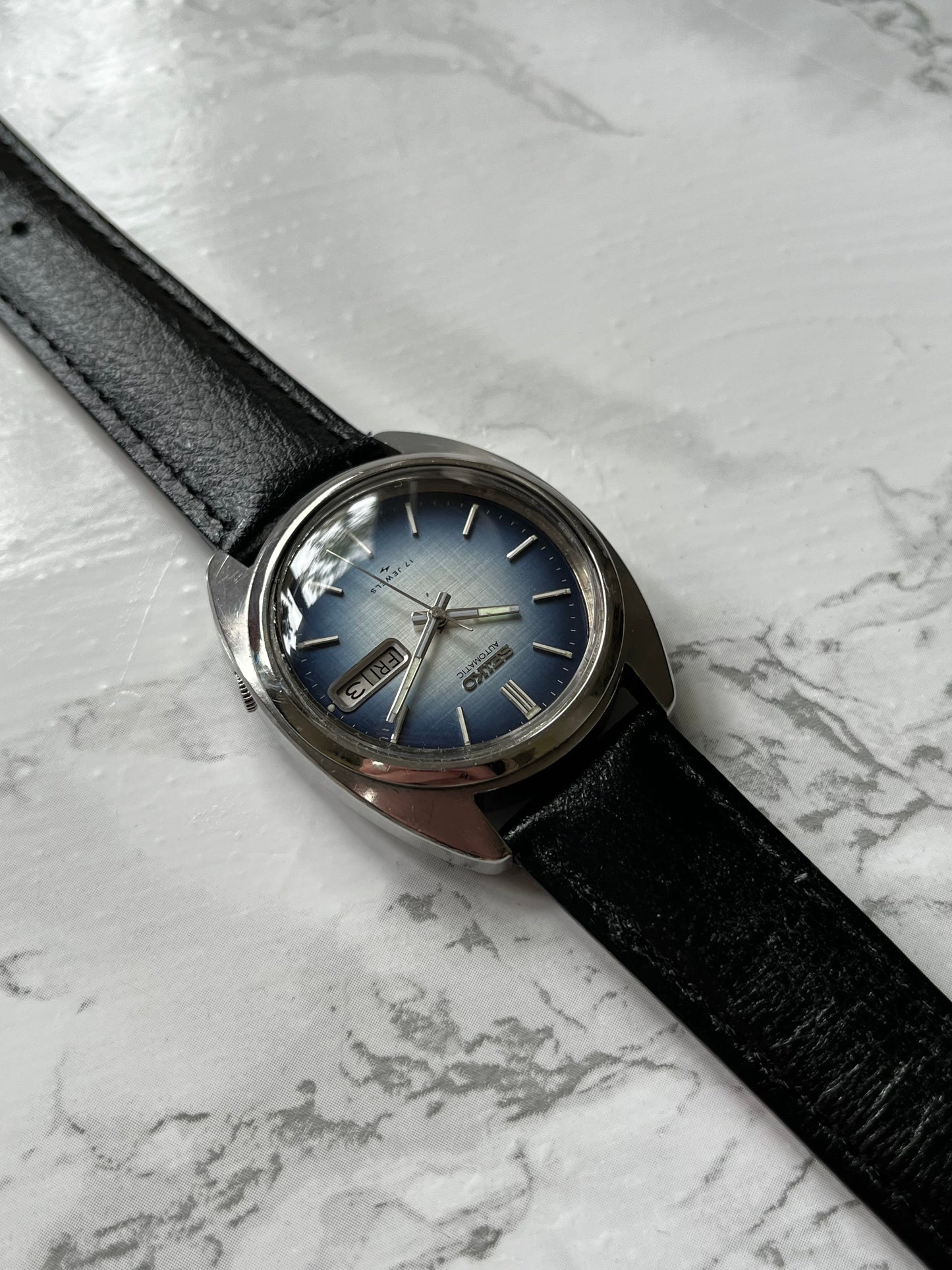 Seiko Automatic Linen Dial 7009-8081