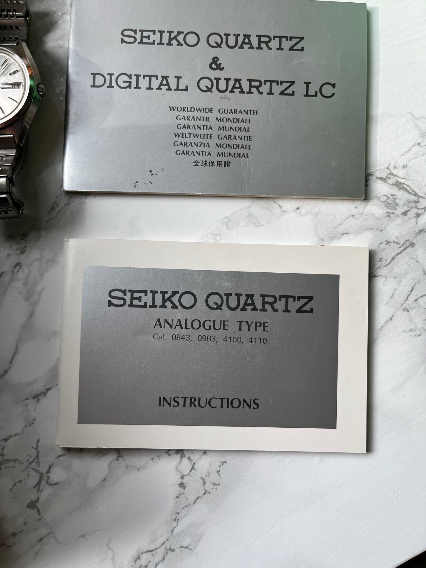 Seiko 4004 Quartz 0903-7009 Full Set!