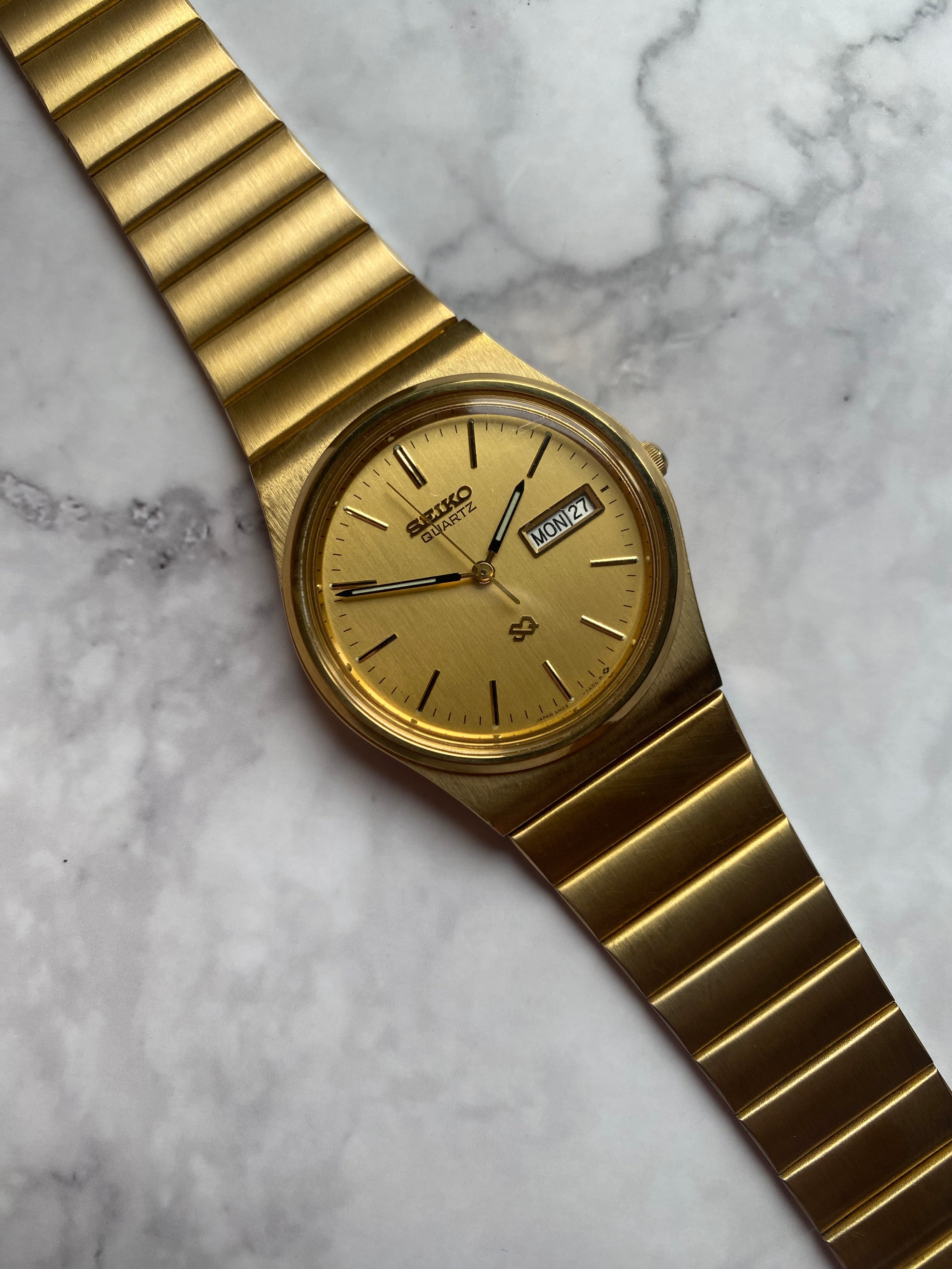 Seiko quartz s2 clearance gold