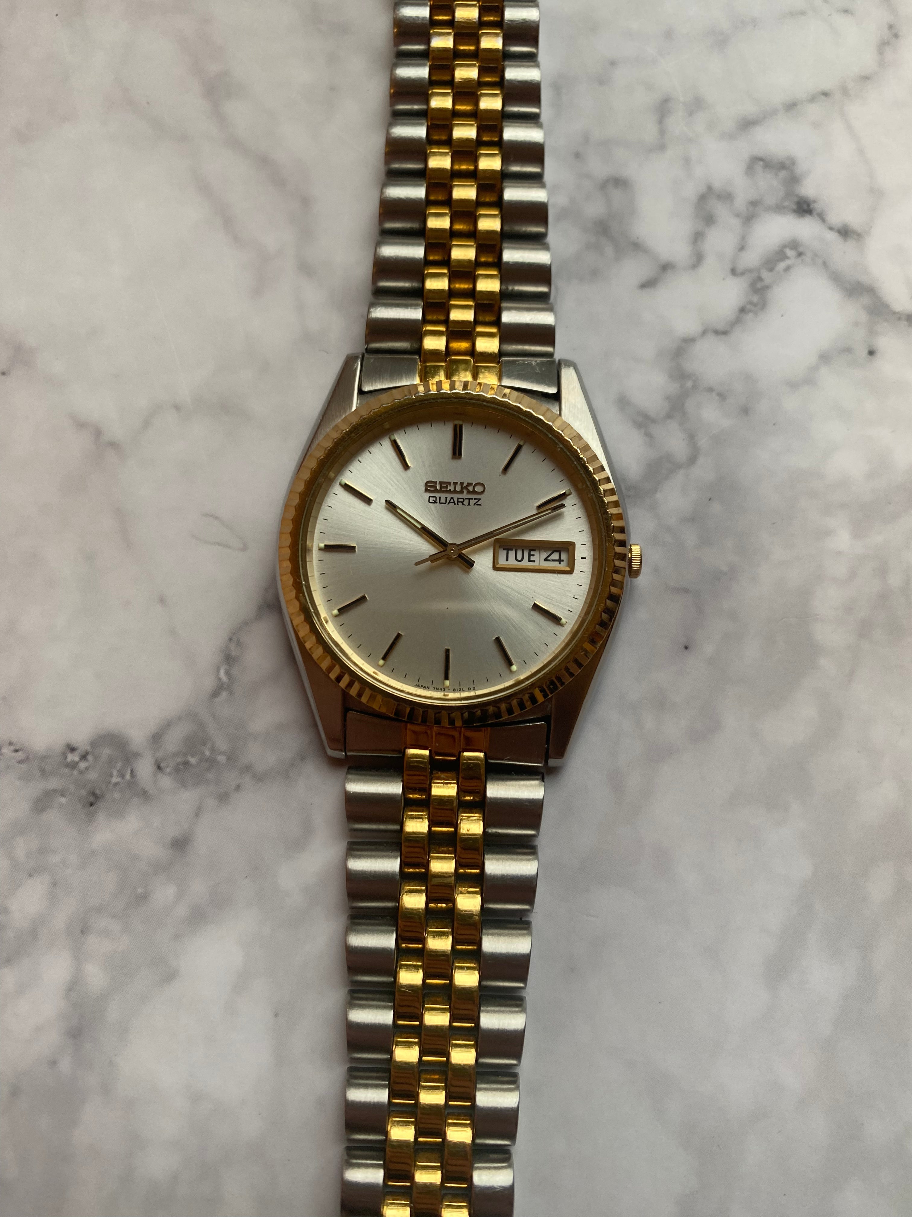 Seiko Quartz Datejust 7N43 8110