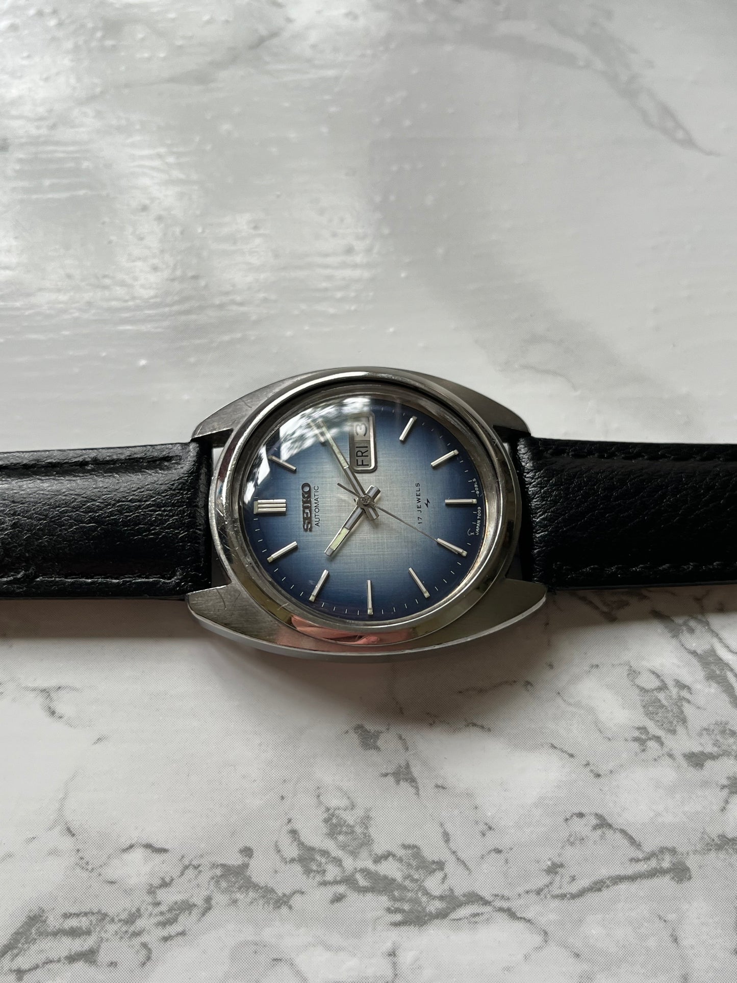 Seiko Automatic Linen Dial 7009-8081