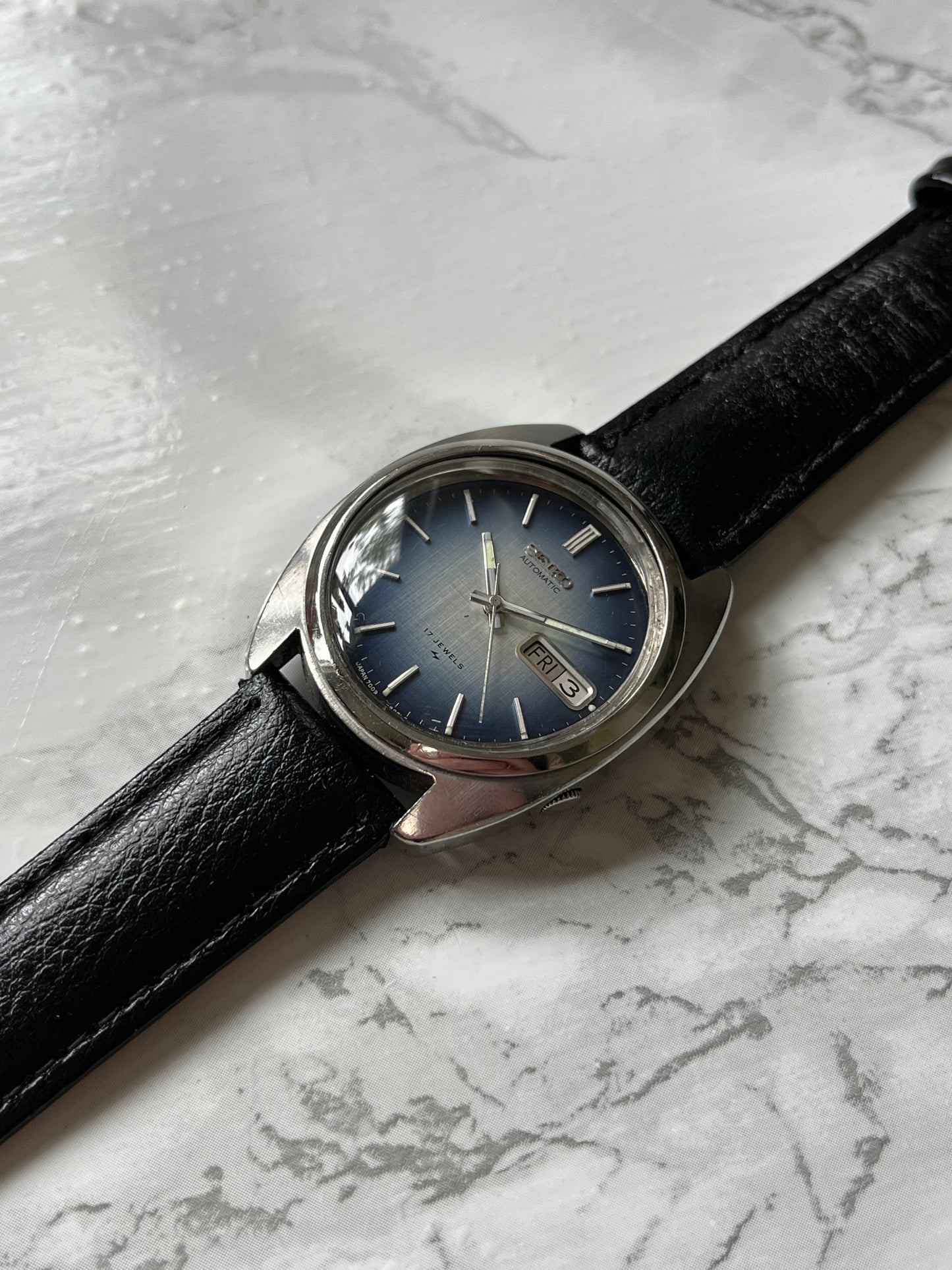 Seiko Automatic Linen Dial 7009-8081