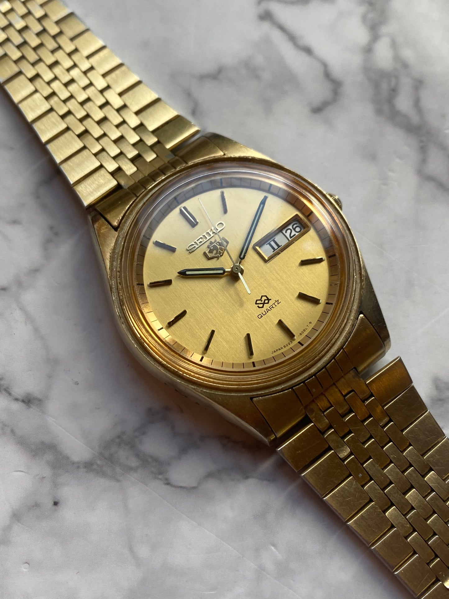 Seiko SQ Quartz Rare Lionhead Dial