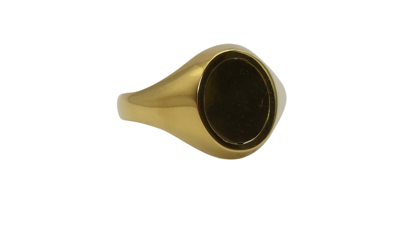 9ct Gold and Enamel Masonic Swivel Ring