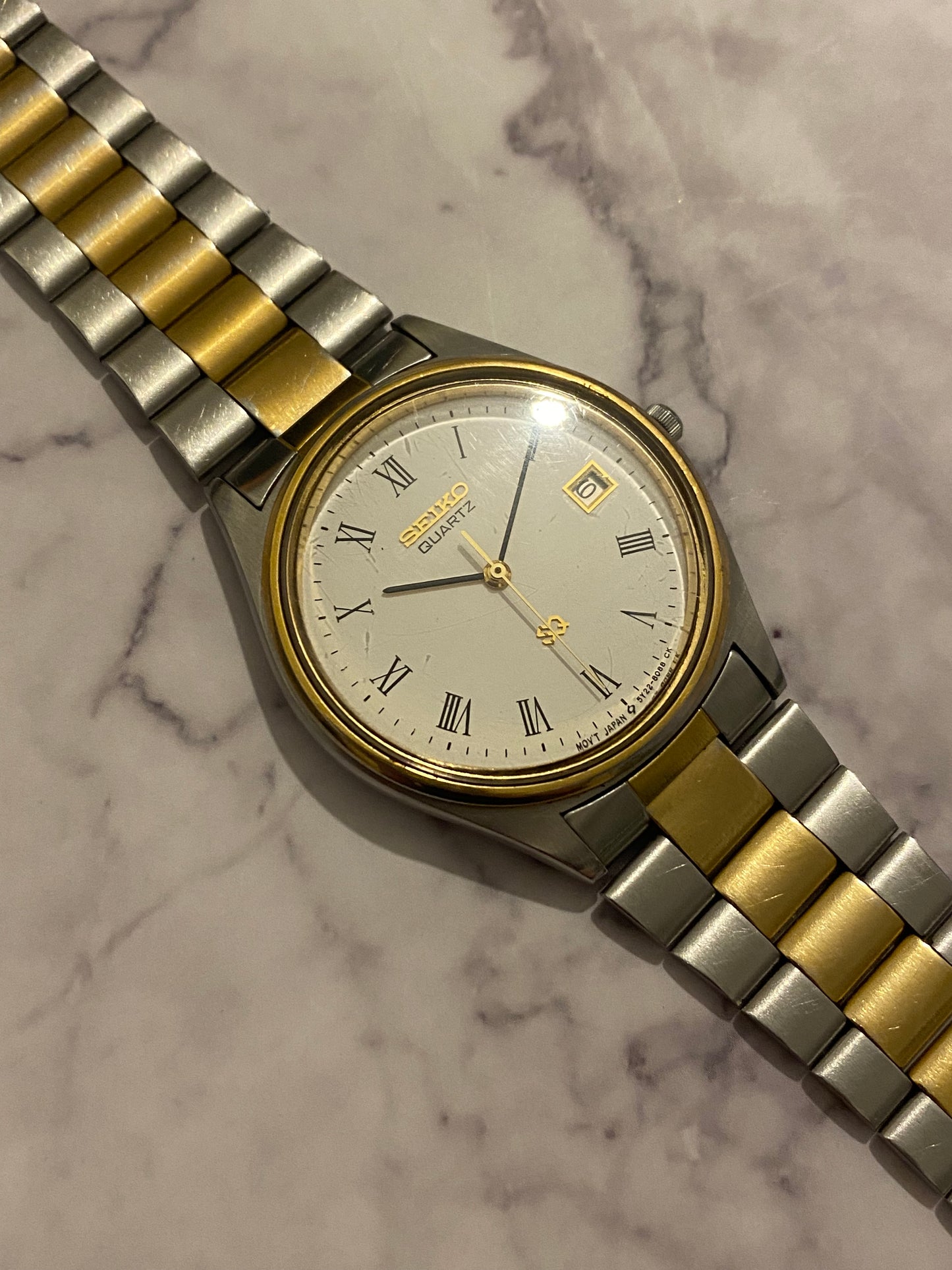 Seiko SQ Quartz Two Tone