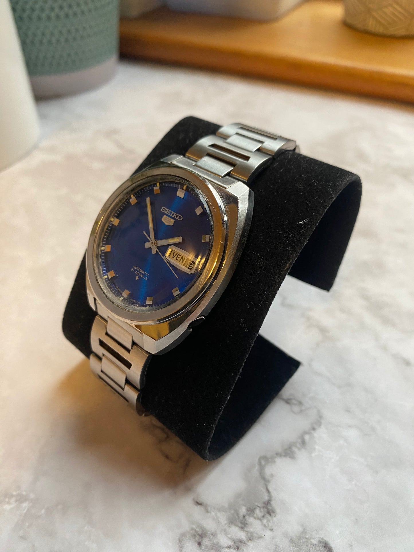 Seiko 5 Saxe Blue