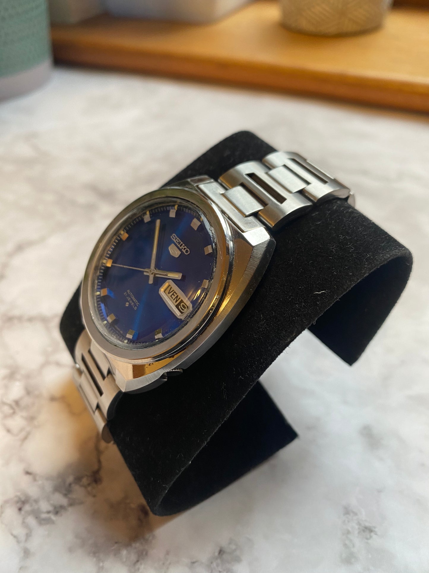 Seiko 5 Saxe Blue