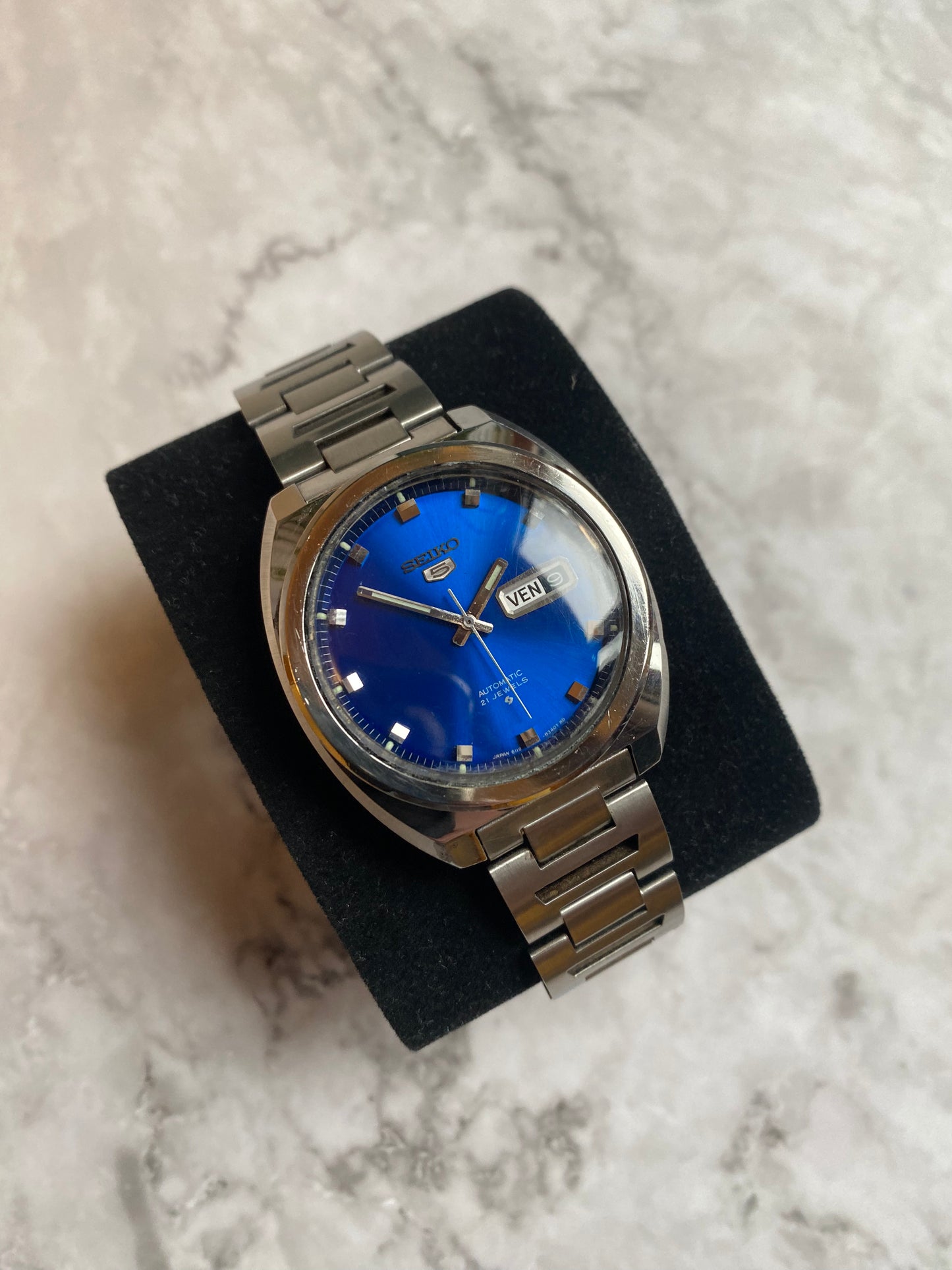 Seiko 5 Saxe Blue