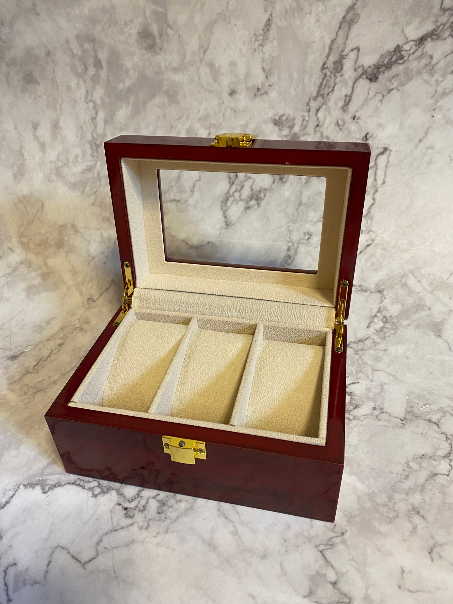 Wooden Watch Display Case - Up to 3 watches