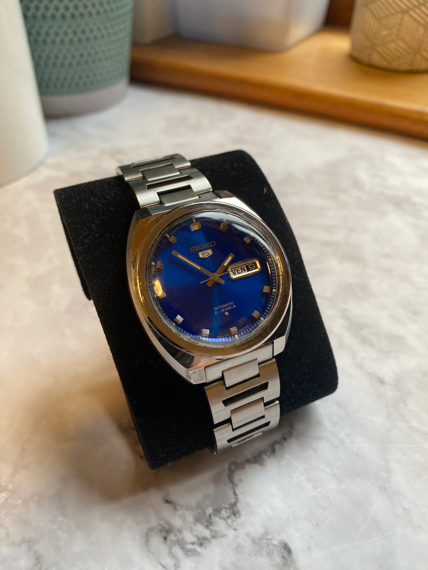 Seiko 5 Saxe Blue