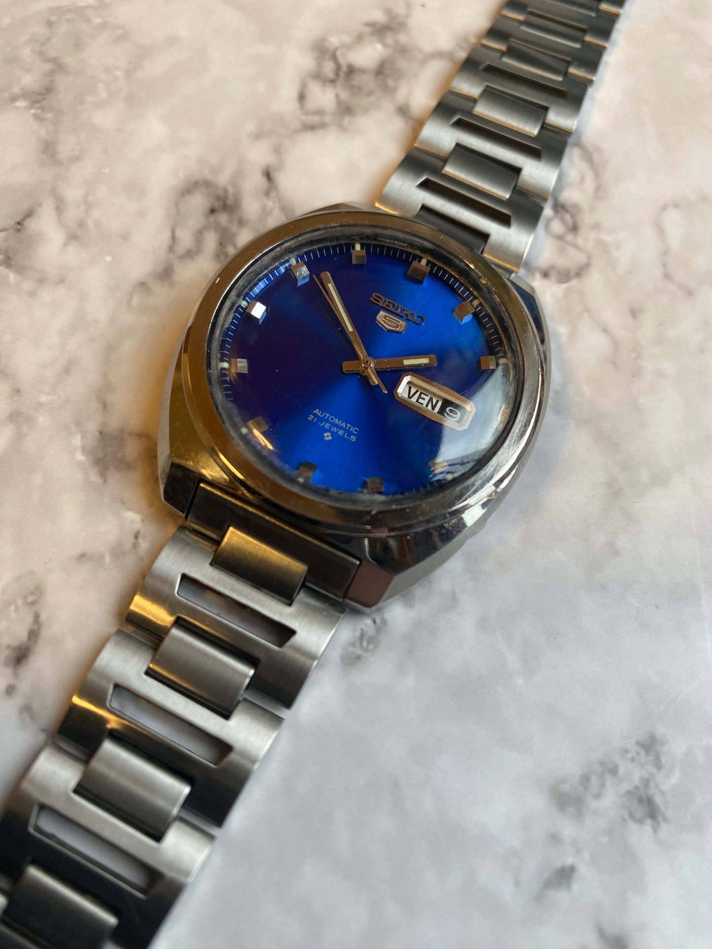 Seiko 5 Saxe Blue